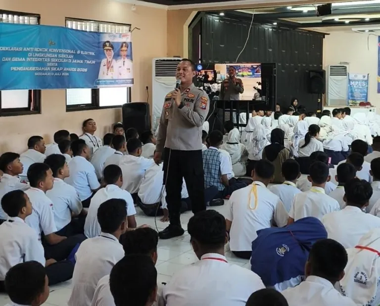 Polresta Sidoarjo Ajak Pelajar Disiplin Jaga Kamtibmas
