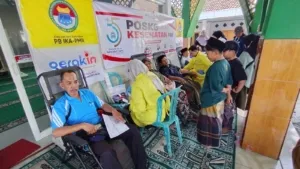 PMI Jember Jombang dan LAZ GERAKIN Gelar Donor Darah Muktamar NU