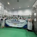 Peserta PkM TEFA Polije Praktik Produksi Susu Pasteurisasi di TEFA UHT