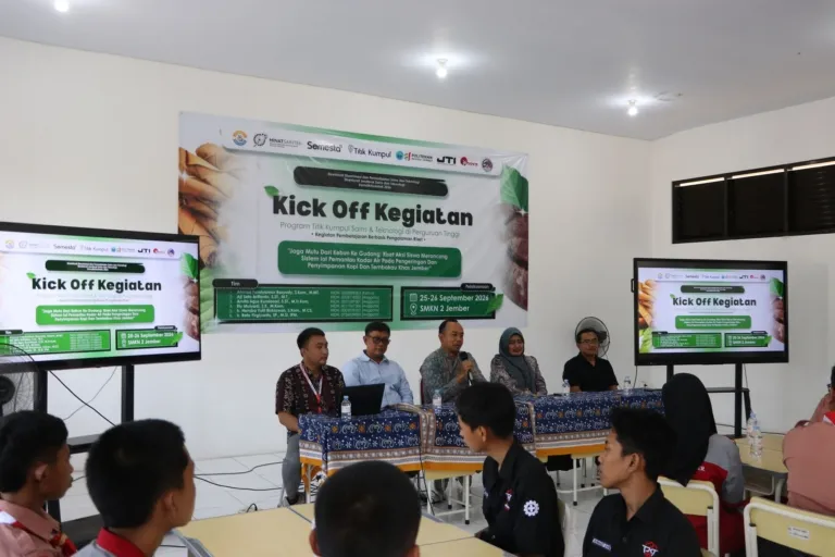 Polije dan SMKN 2 Jember Kolaborasi Rancang IoT Pengering Kopi