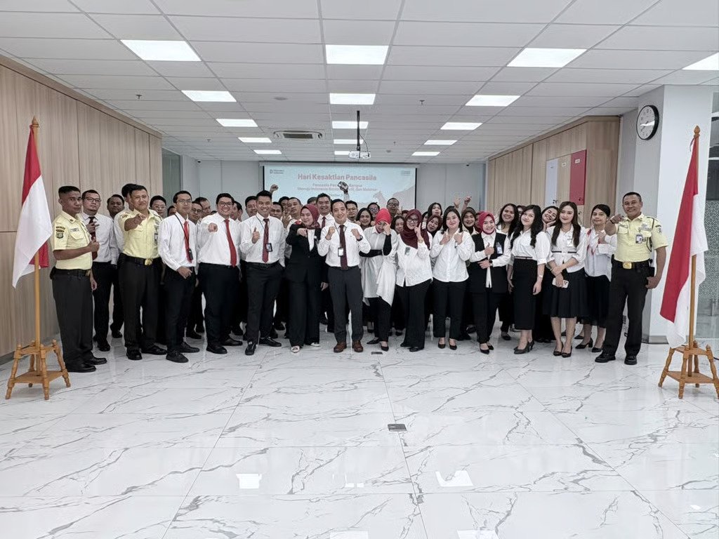 BRI BO Kelapa Gading Peringati Hari Kesaktian Pancasila dengan Khidmat dan Penuh Semangat Kebangsaan