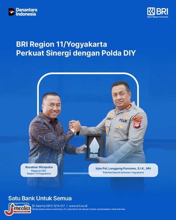 BRI Region 11 Yogyakarta Perkuat Sinergi dengan Polda DIY