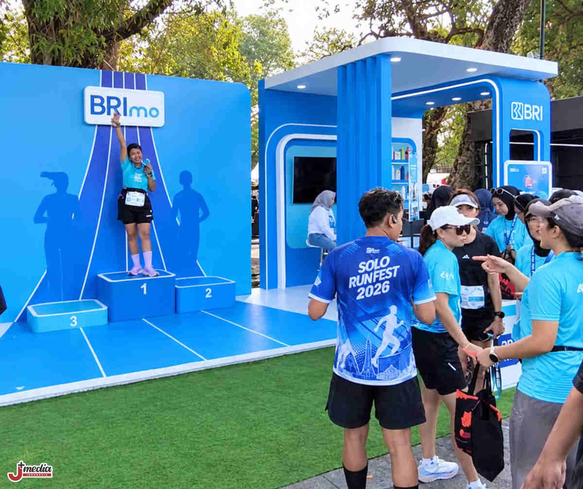 Di tengah Kerumunan Solo Run Fest 2026, BRI Eksis Hadirkan Layanan Perbankan