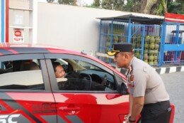 Kapolres Kediri Cek SPBU Antisipasi Panic Buying BBM