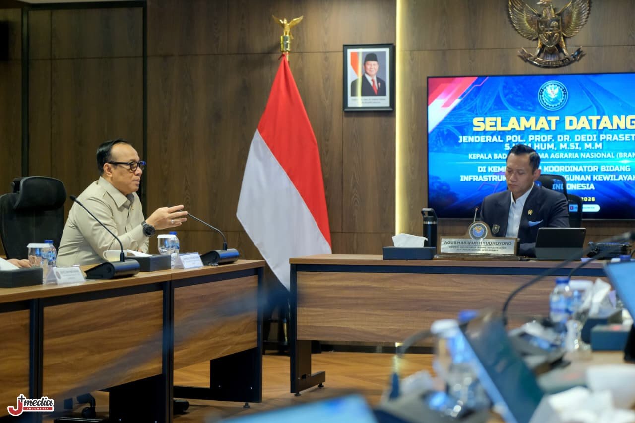 Menko Infrastruktur dan BRAN Perkuat Sinergi Reforma Agraria