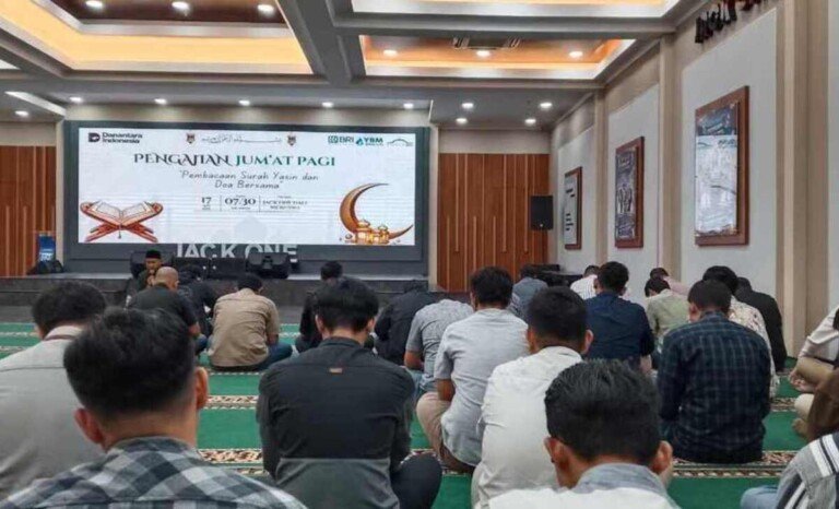 BRI Region 6 Gelar Pengajian Jumat Rutin, Perkuat Keimanan dan Silaturahmi Pekerja