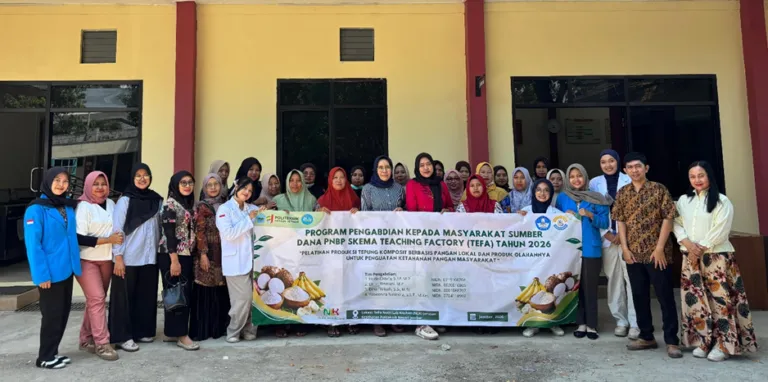 Polije Berdayakan TP PKK Curahlele melalui TeFa NutriLab Kitchen